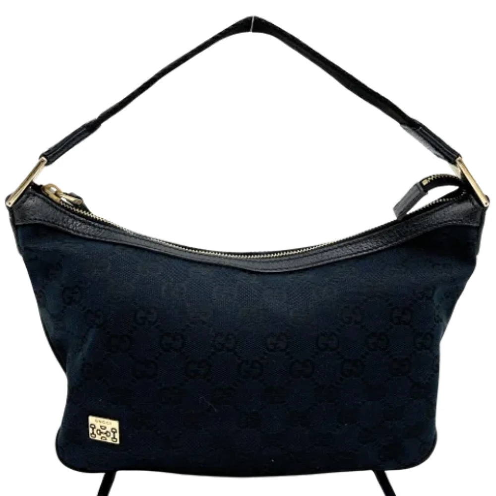 Gucci Vintage Pre-owned Canvas gucci-bags Black Dames