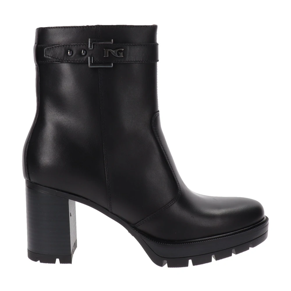 Nerogiardini Women's Black Heeled Boots, 7 Uk, Ankle Boots