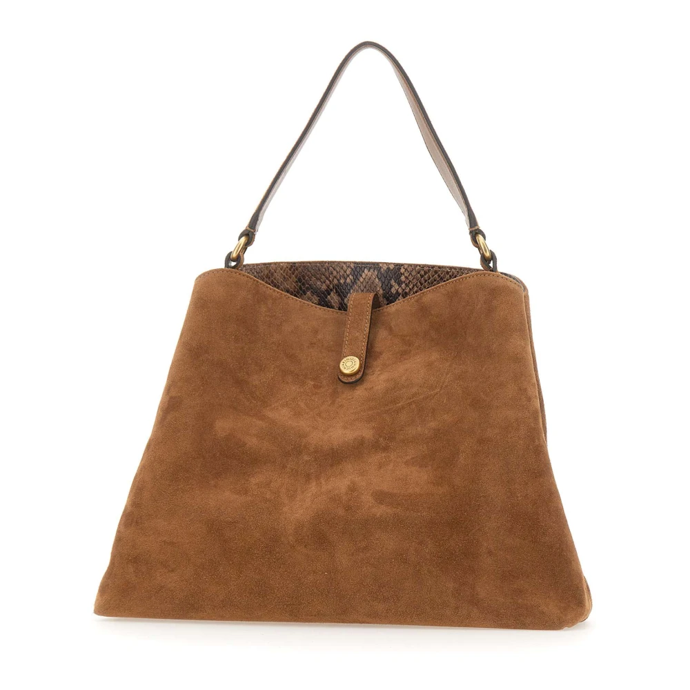 Gianni Chiarini Women's Brown Shoulder Bags, One Size, Fiona Shoulder Bag