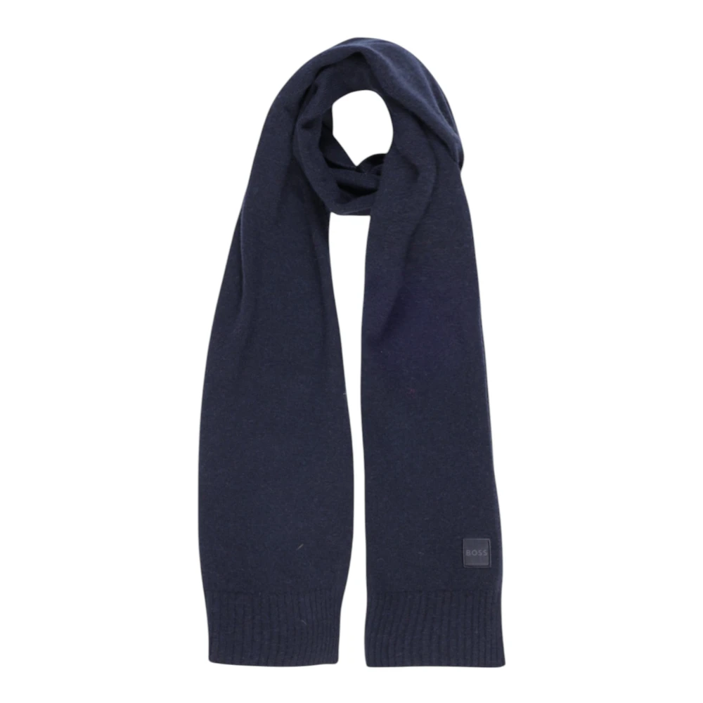 Hugo Boss Herfst Winter Heren Sjaals en Handschoenen Collectie Blue Heren