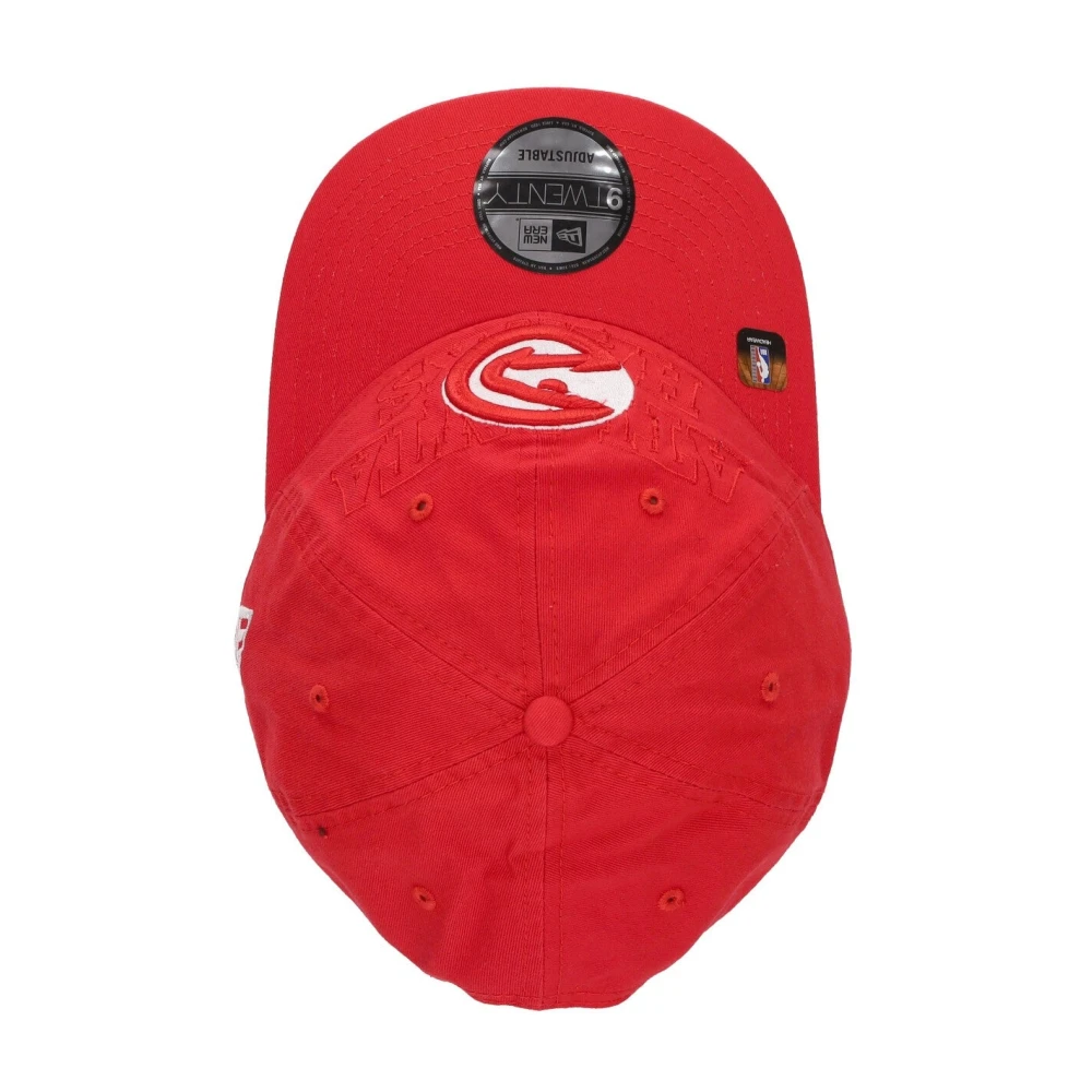 new era Atlanta Hawks Gebogen Klep Pet Red Unisex