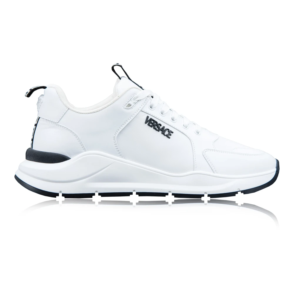Versace Men's White Sneakers,, Trainers Size 10 Uk