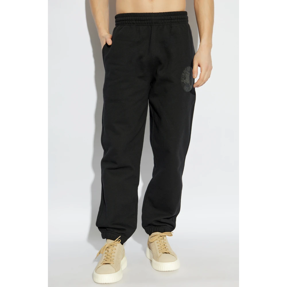 Burberry Sweatpants Black Heren