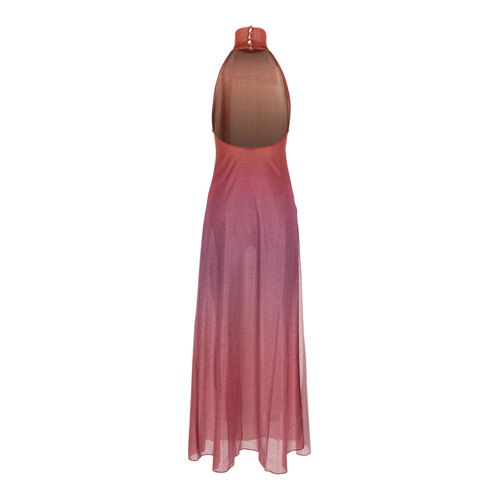 Oseree Roze Halterjurk met Zijsplit Pink Dames