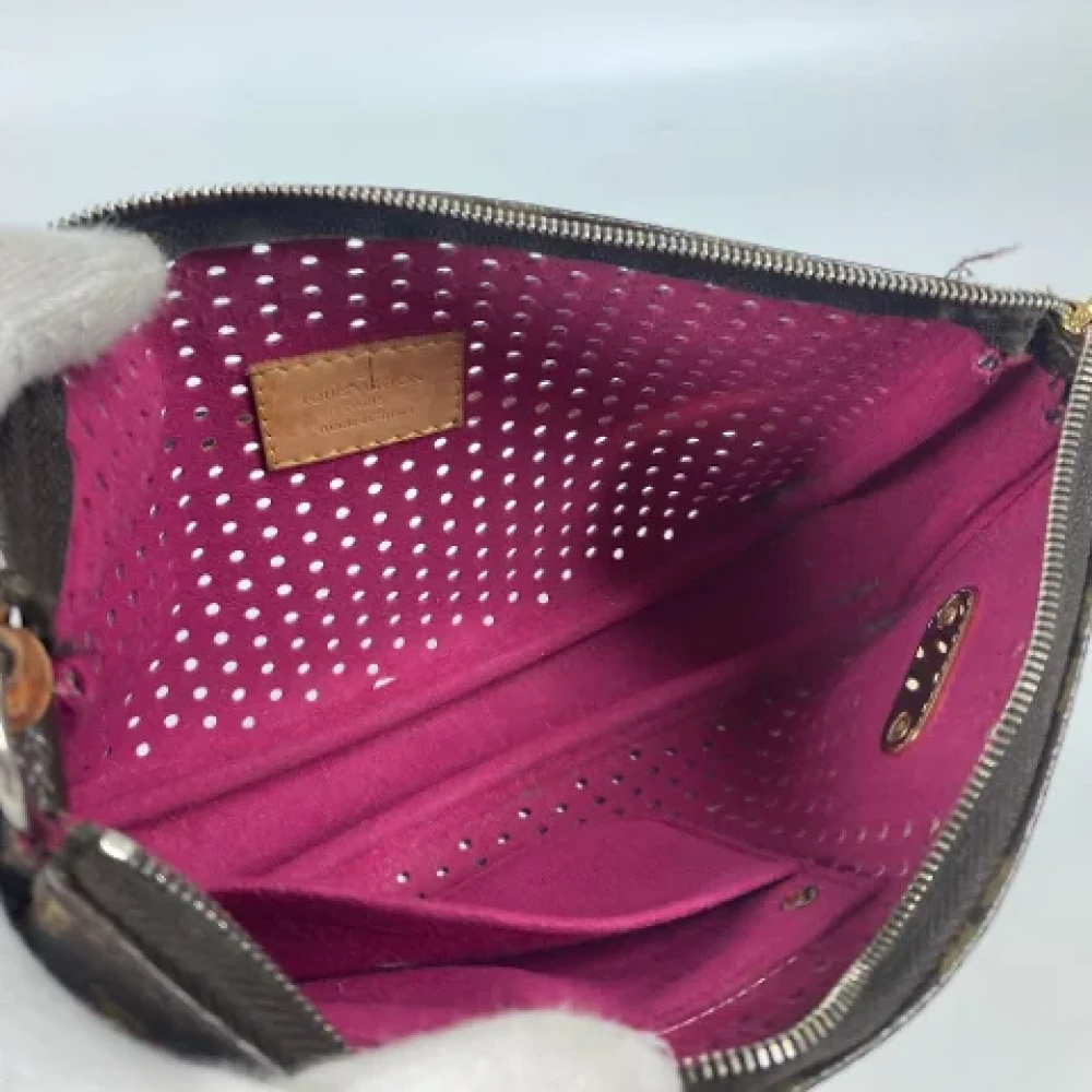 Louis Vuitton Vintage Pre-owned Cotton louis-vuitton-bags Brown Dames