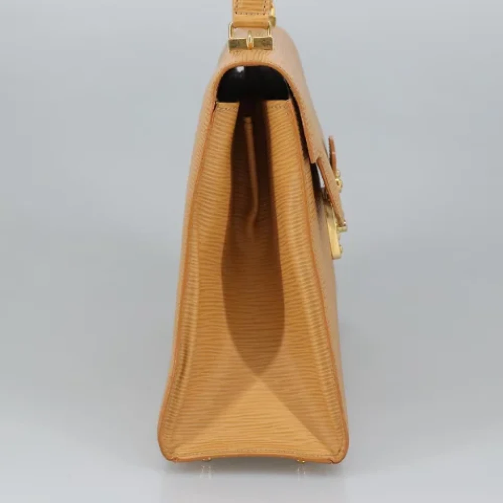 Fendi Vintage Pre-owned Leather fendi-bags Beige Dames
