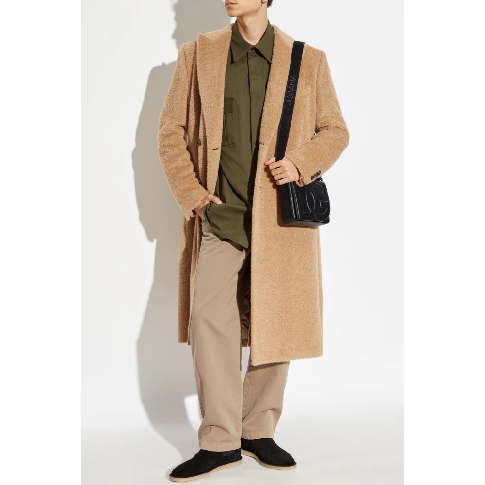 Dolce & Gabbana Wollen jas Beige Heren
