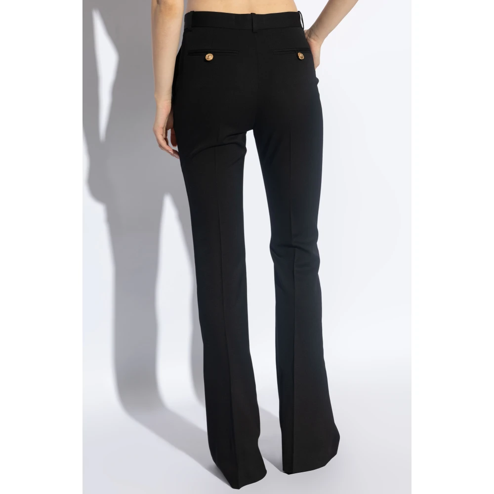 Versace Wollen broek Black Dames