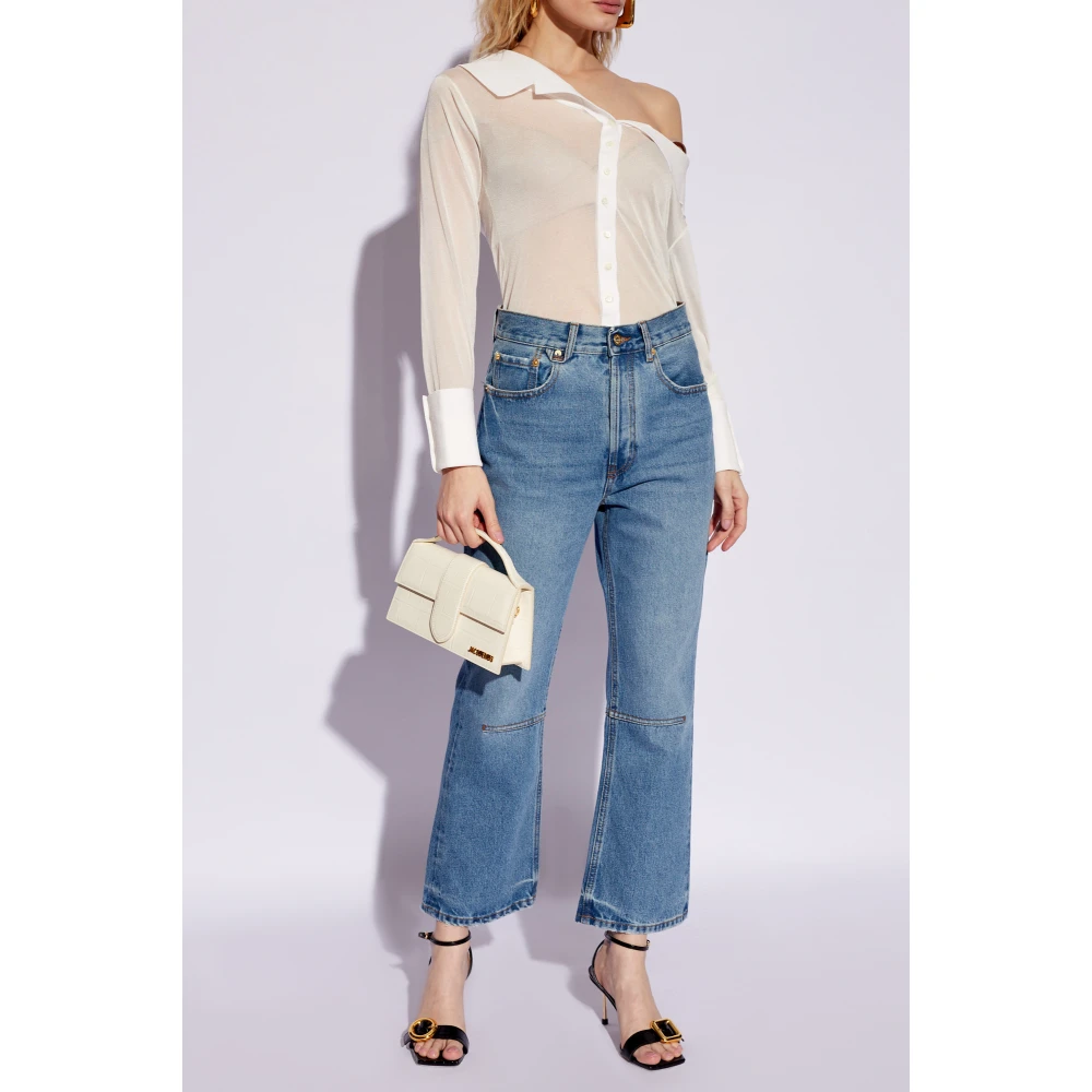 Jacquemus Kick flare jeans Blue Dames