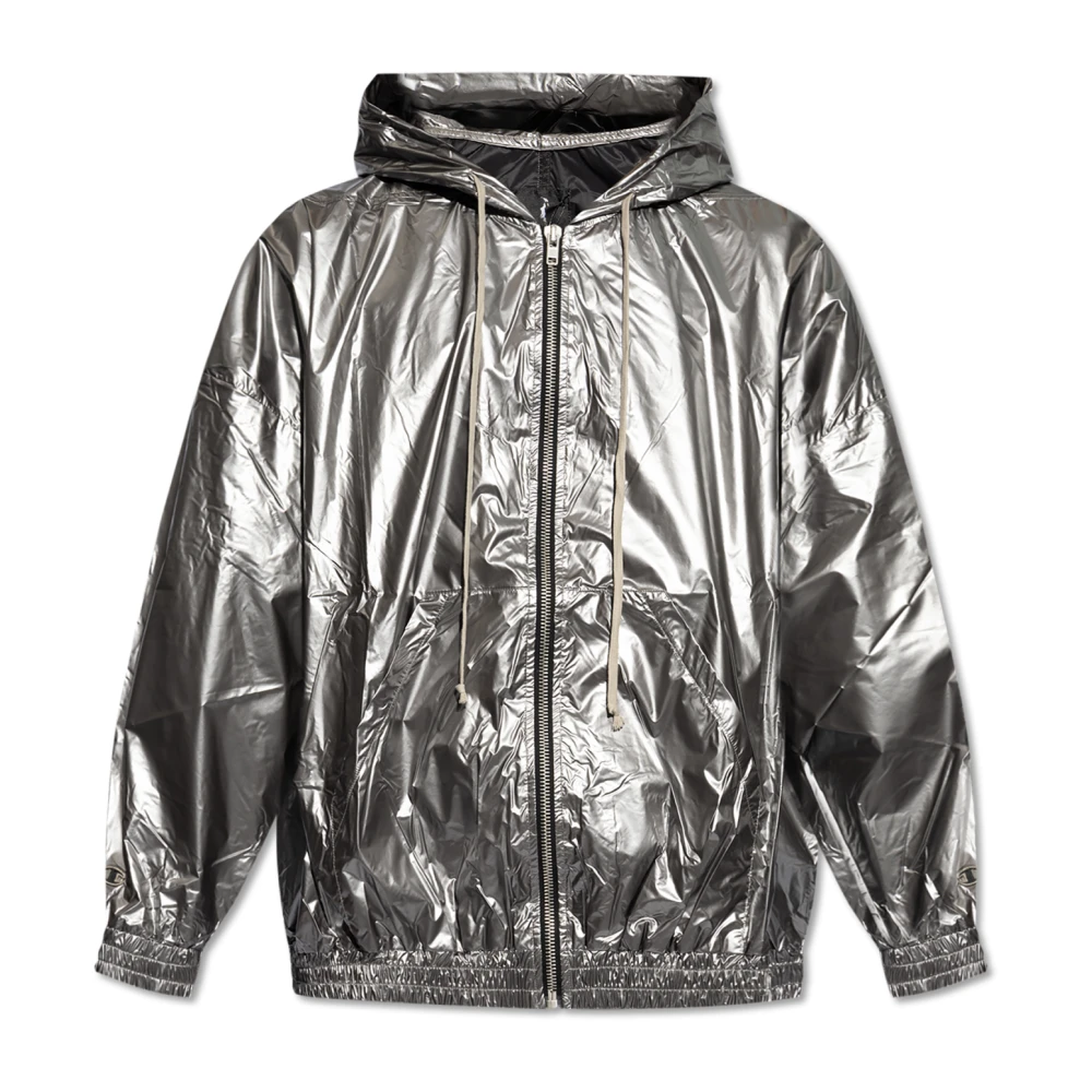 Rick Owens Jumbo Jason Hooded Jacket Gray Heren