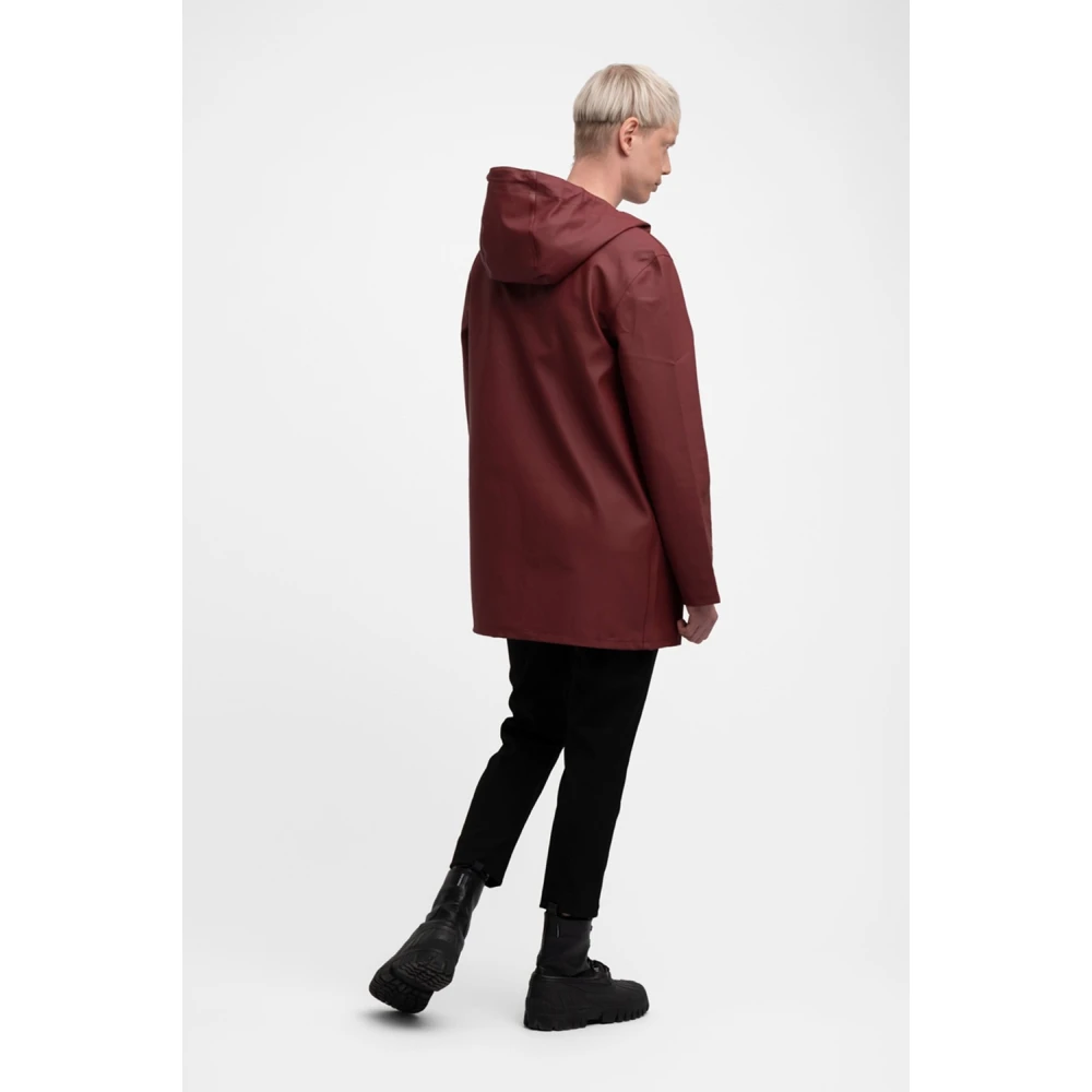 Stutterheim Stijlvol Waterdicht Regenjas Red Heren
