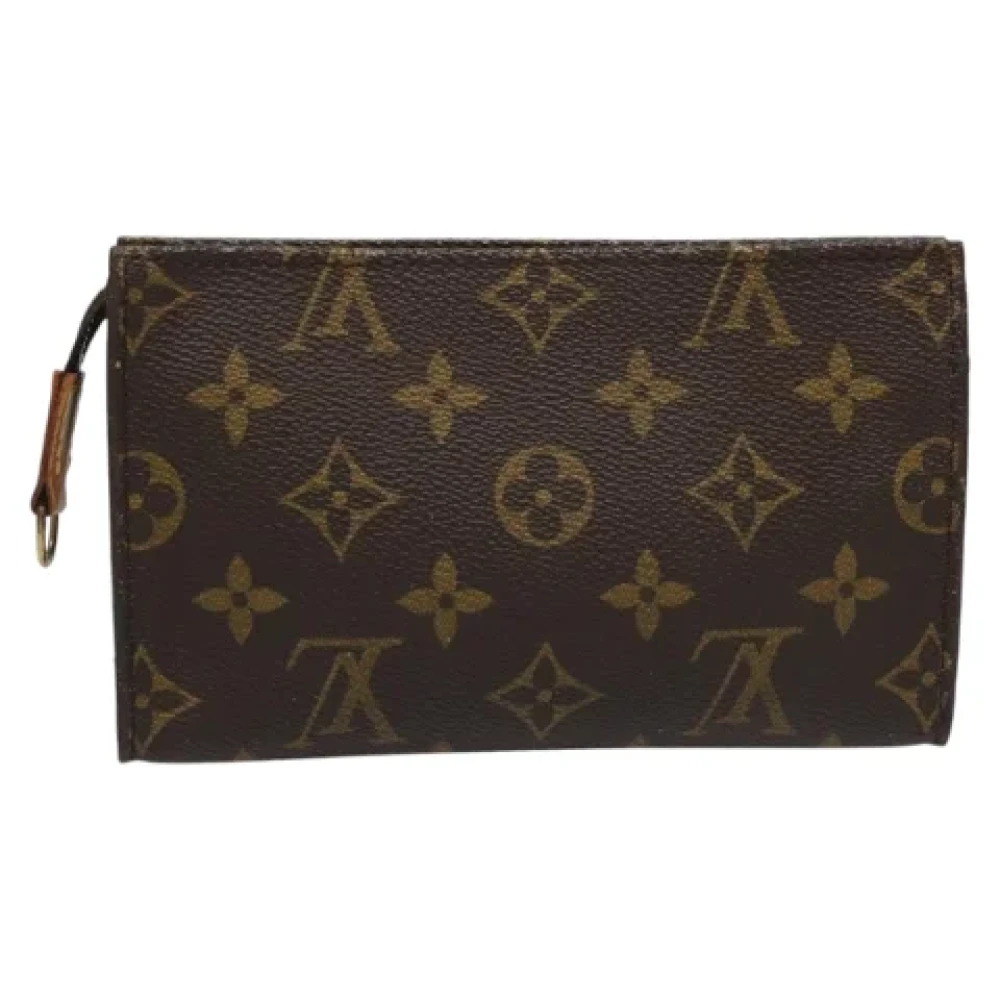 Louis Vuitton Vintage Pre-owned Canvas pouches Brown Dames