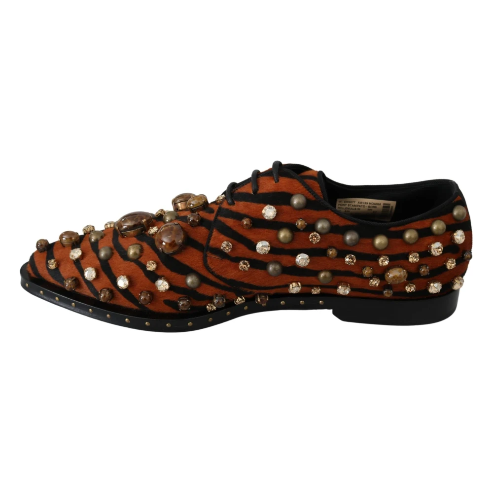 Dolce & Gabbana Men's Multicolor Laced Shoes, 6 Uk, Dress Brogue Shoes