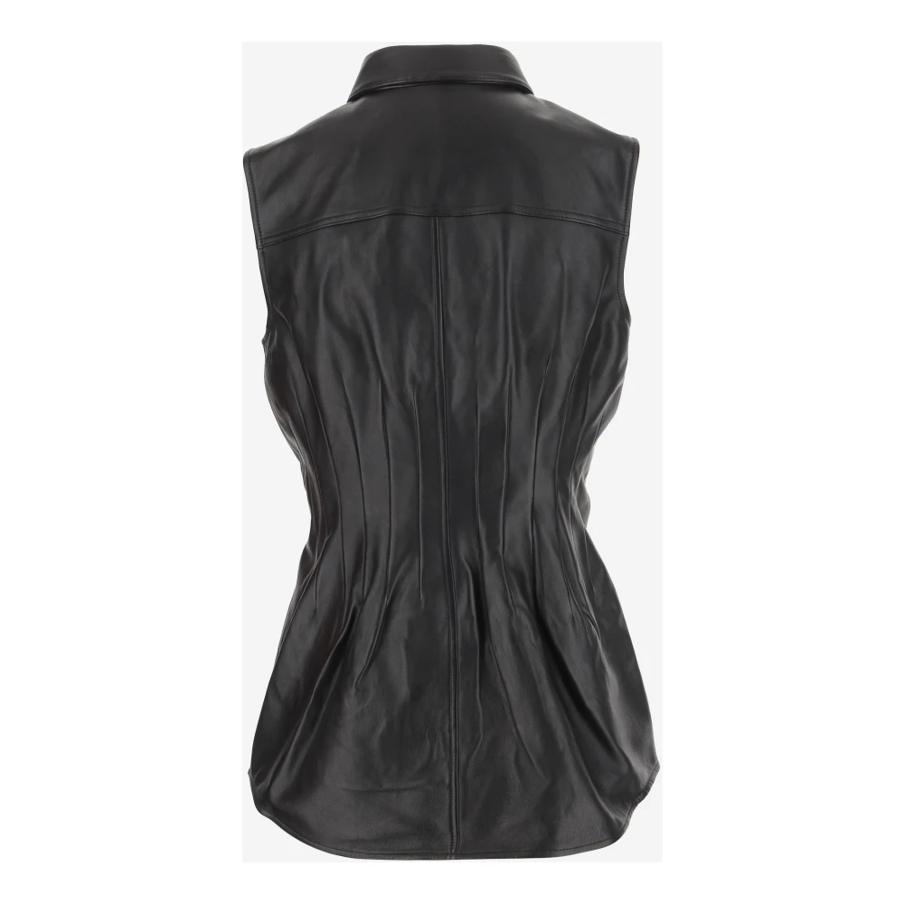 Helmut Lang Zwart Overhemd Stijlvol Modern Mode Black Dames