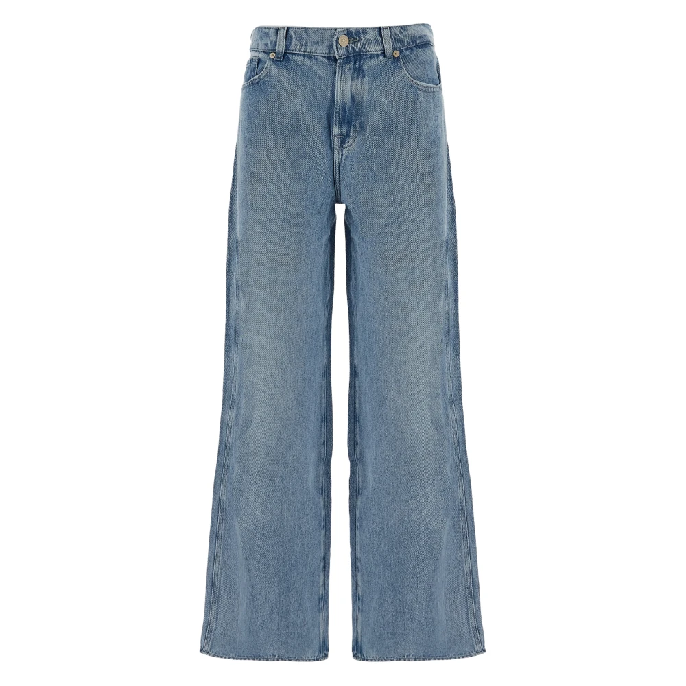 7 For All Mankind Lyocell Scout Jeans Blue Dames