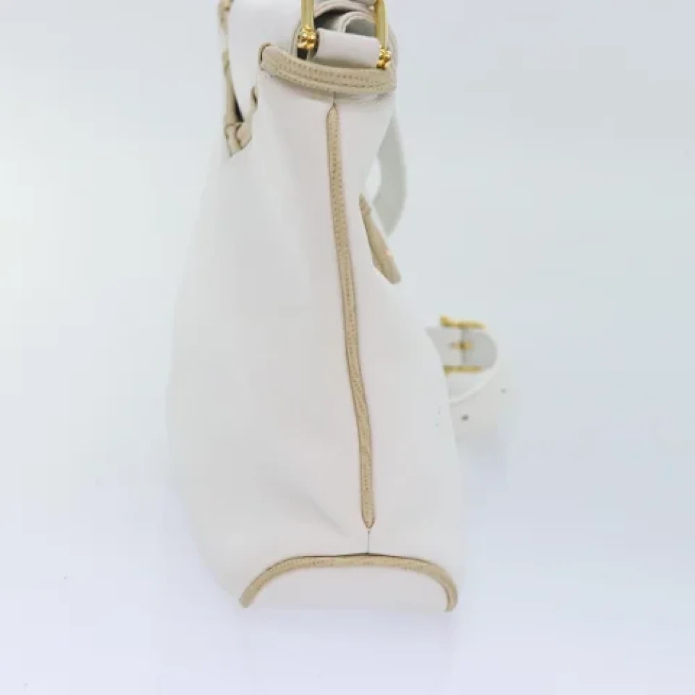 Celine Vintage Pre-owned Leather celine-bags White Dames