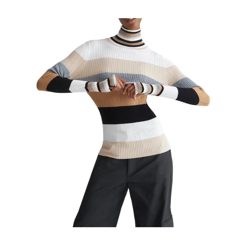 Liu Jo Stijlvolle Gebreide Top Multicolor Dames