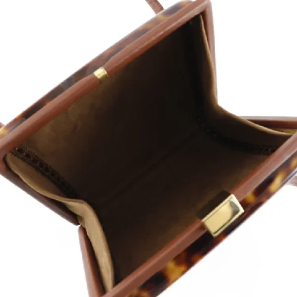 Fendi Vintage Pre-owned Plastic fendi-bags Brown Dames