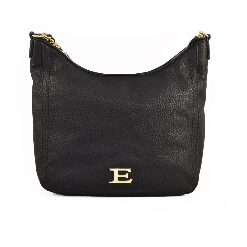 Ermanno Scervino Zachte Hobo Tas met Ritssluiting Brown Dames