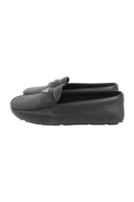 Svarta herrloafers