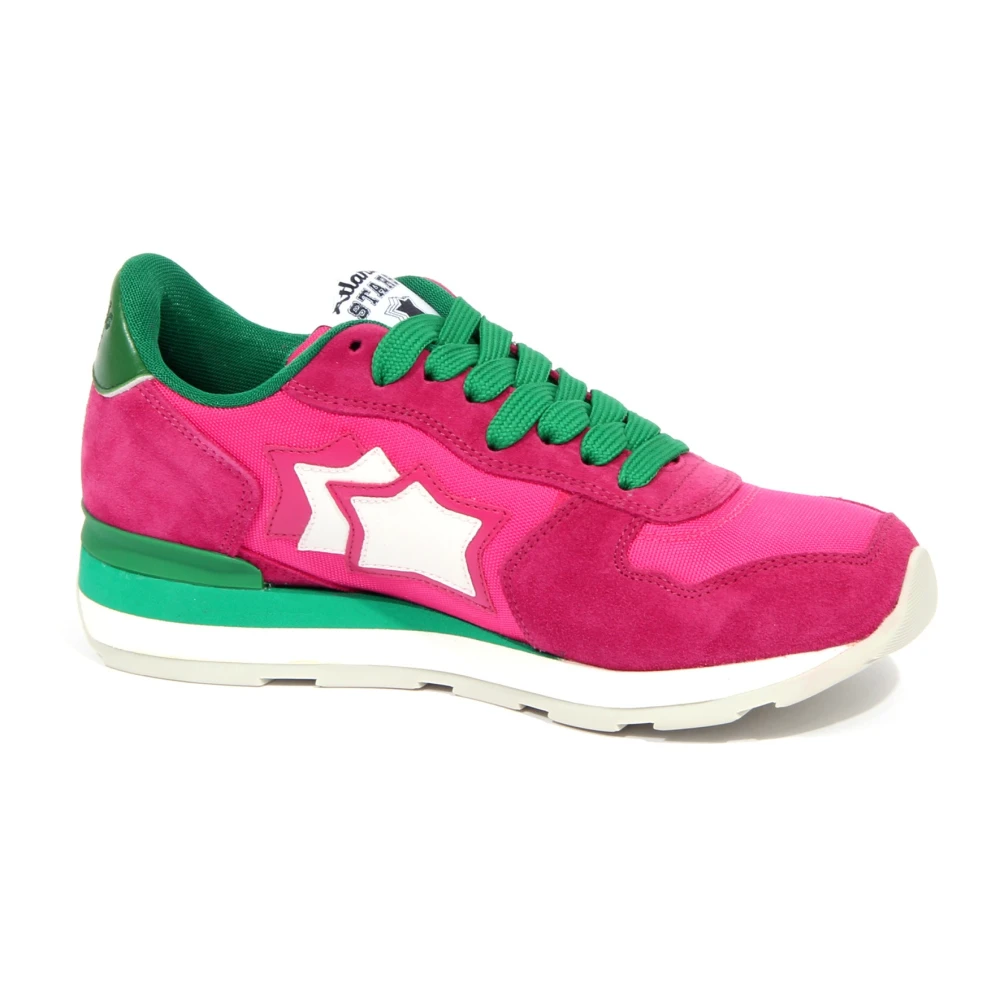 Atlantic Stars Fuxia/Groene Suède/Stoffen Schoen Dames Schoenen Veelkleurig Multicolor