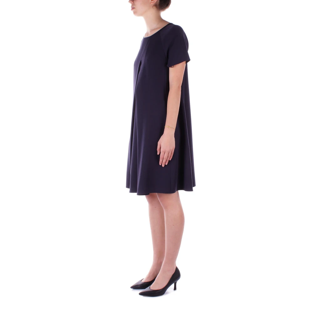 Emporio Armani Blauwe Jurk met Rits Achteraan Blue Dames