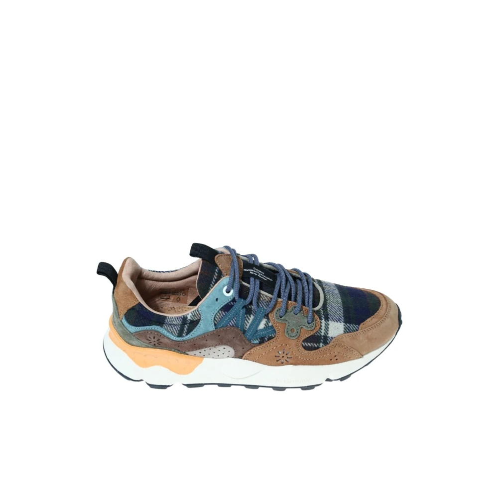 Flower Mountain Yamano Sneaker in Lanette en Suède Heren Schoenen Veelkleurig Multicolor