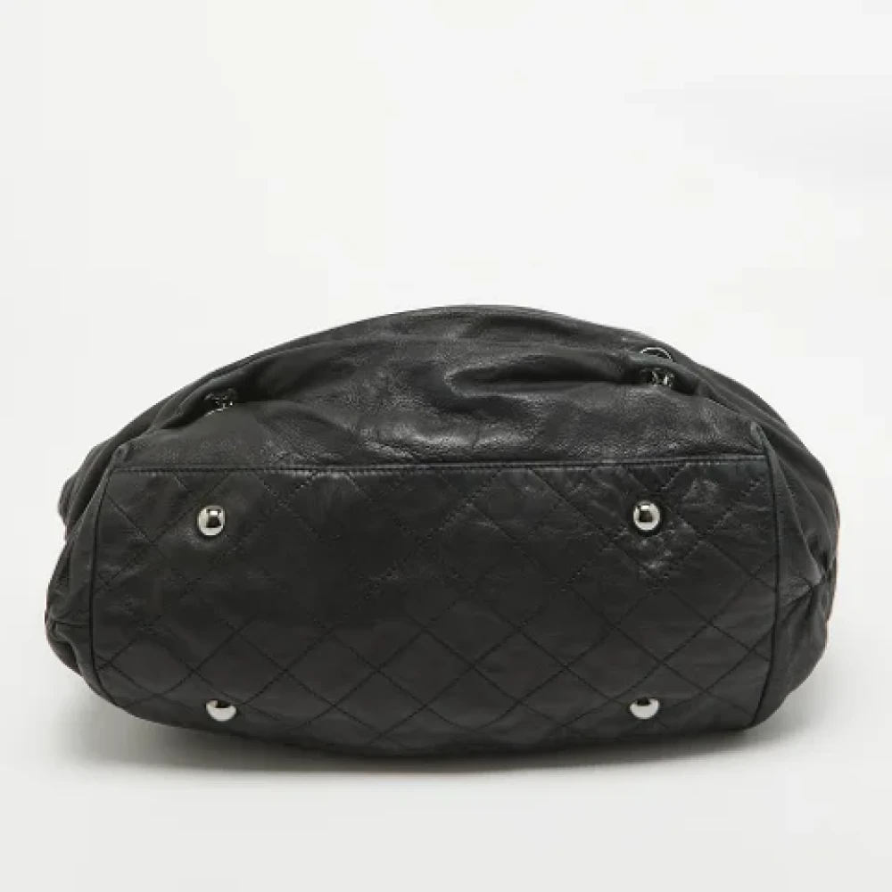 Chanel Vintage Pre-owned Leather chanel-bags Black Dames
