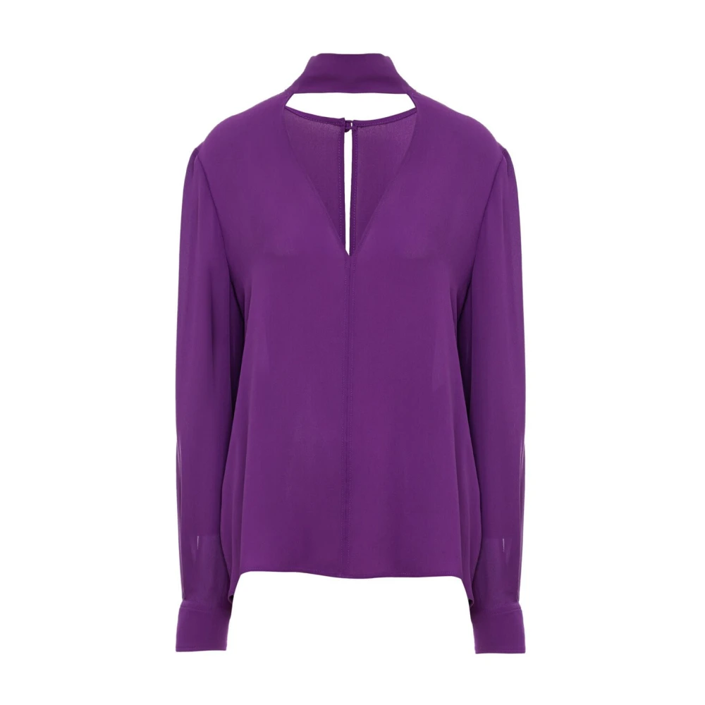 Valentino Garavani Women's Purple Blouses, Xs, Stylish Top