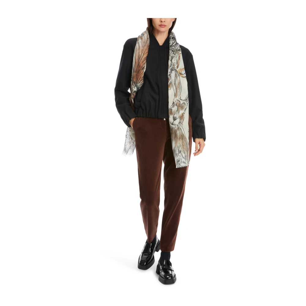 Marc Cain Elegante wollen blouson jack Black Dames