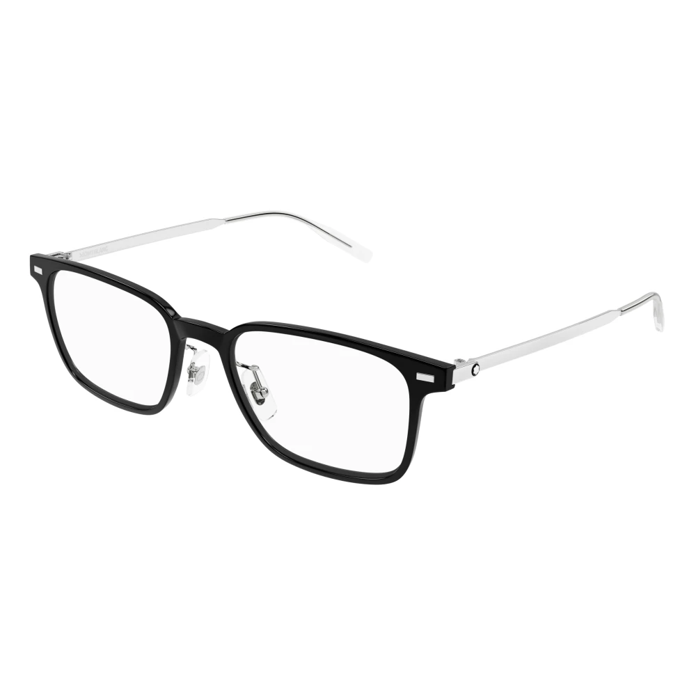 Montblanc Men's Black Glasses, 56 Mm, Stylish Eyeglasses In Color