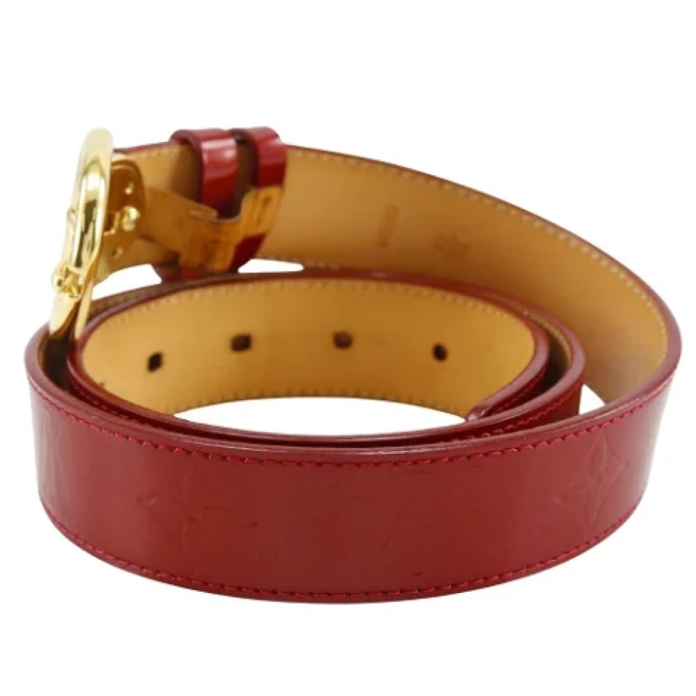 Louis Vuitton Vintage Pre-owned Fabric belts Red Dames