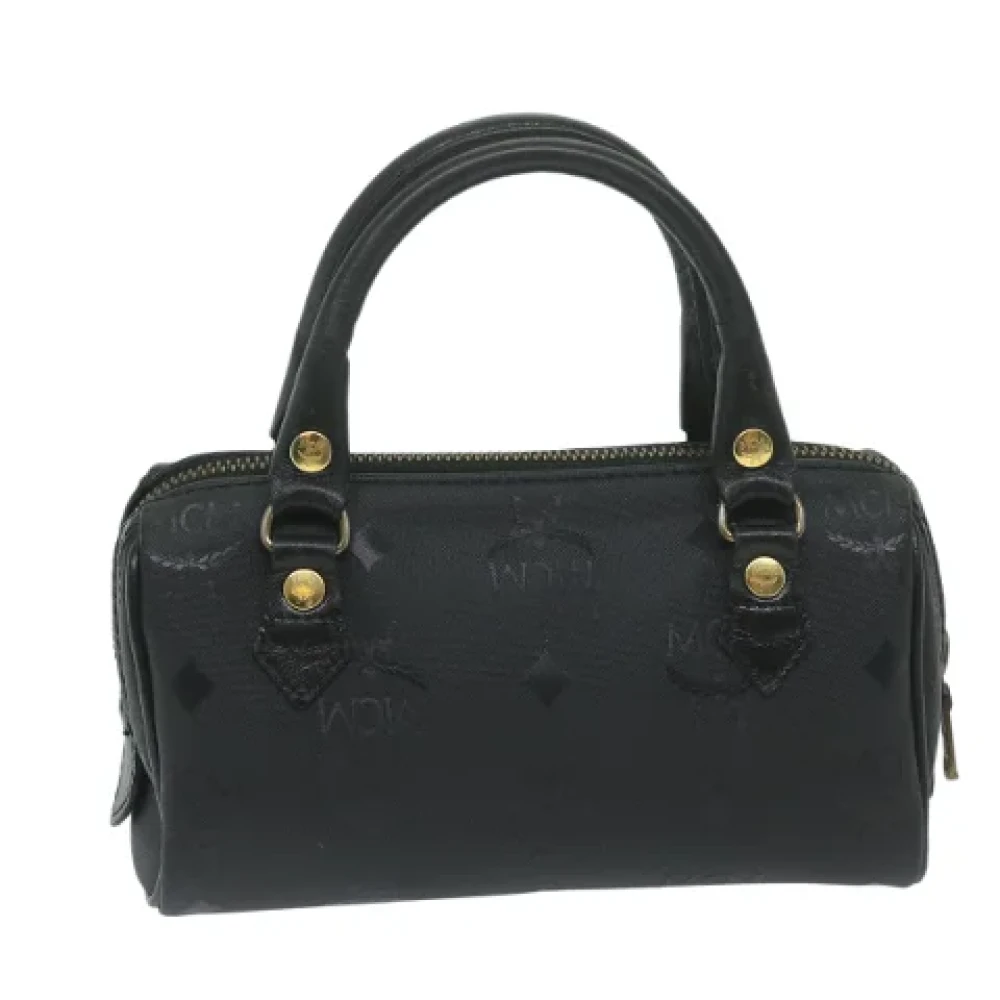 MCM Pre-owned Canvas handbags Black Dames