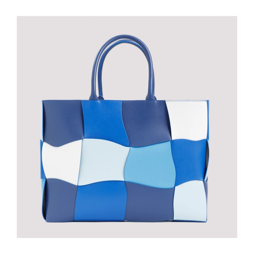 Bottega Veneta Distorted Arco Tote Bag Blauw Multicolor Heren