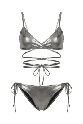 Coated Bikini Set