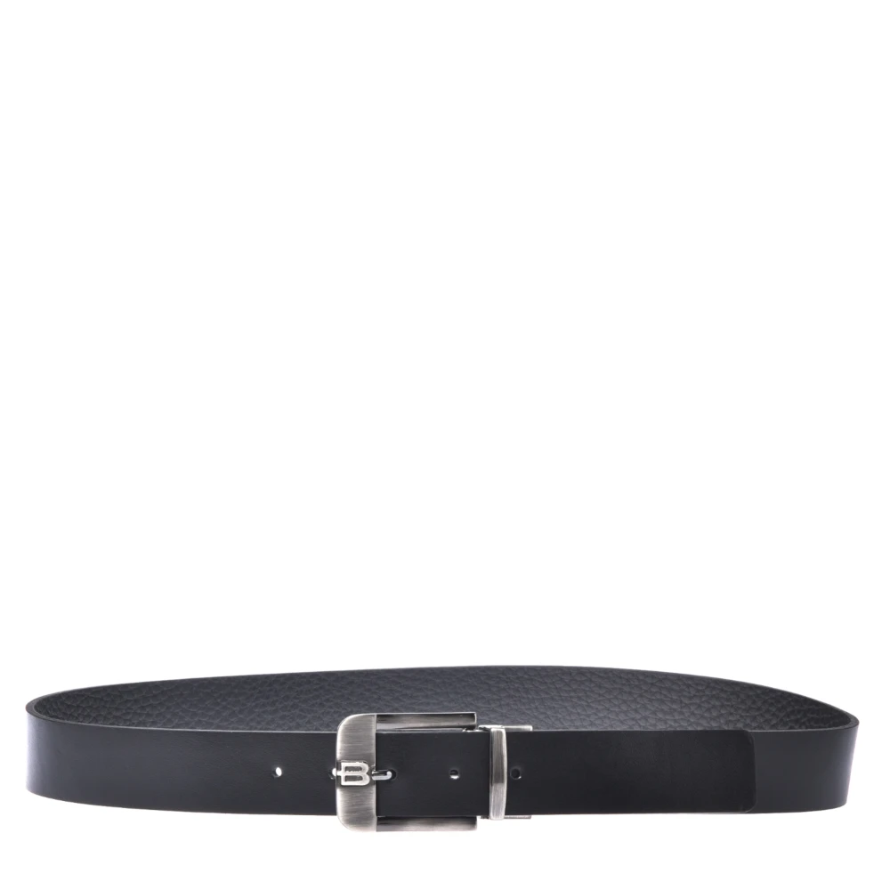 Baldinini Men's Black Belts, 120 Cm, Reversible Belt