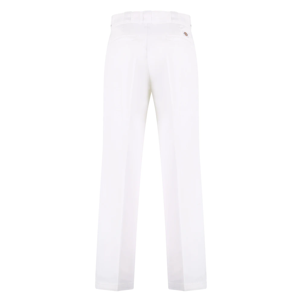 Dickies Katoenmix broek met zakken White Heren