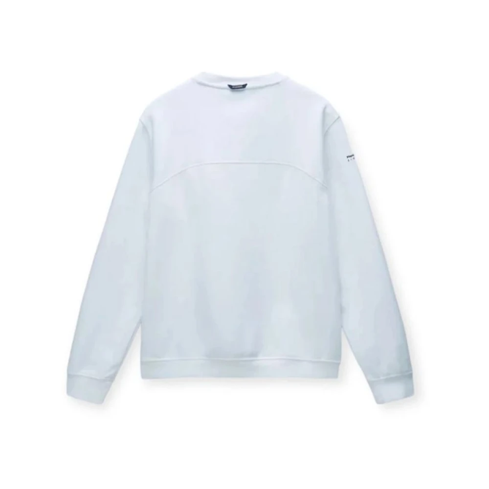 Napapijri Heren B-Badge C Sweatshirt White Heren