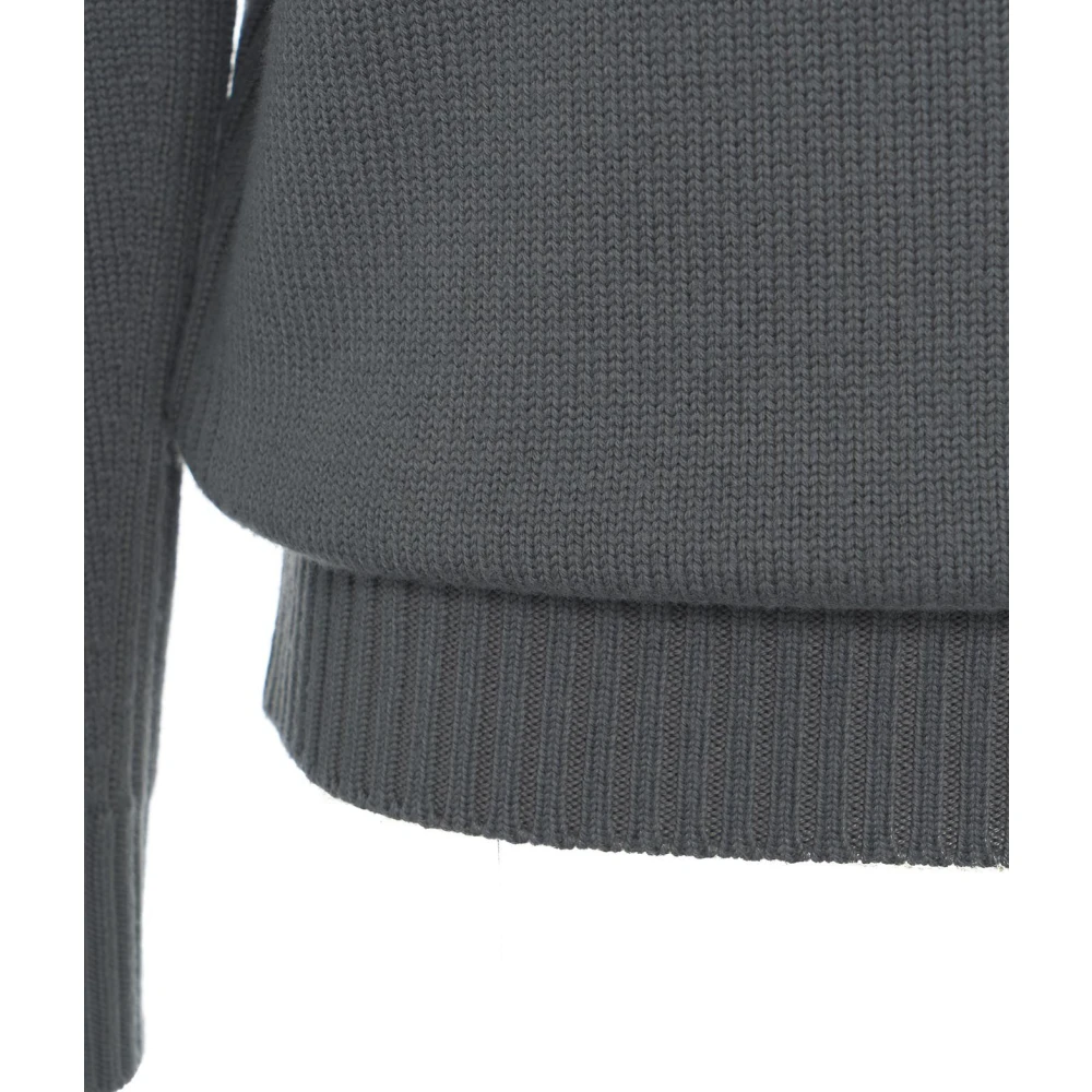Kangra Grijze Gebreide Trui Aw24 Gray Heren