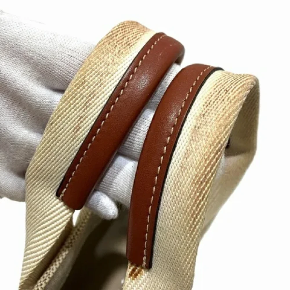 Chloé Pre-owned Canvas handbags Brown Dames