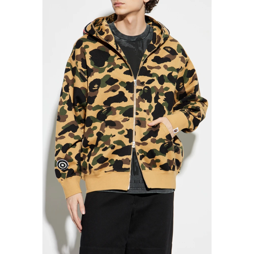 A Bathing APE Sweatshirts & Hoodies Yellow Heren