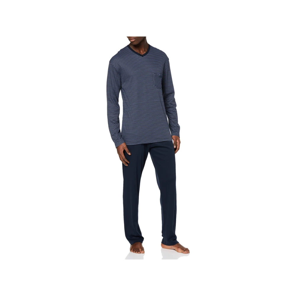CALIDA Heren Lange Pyjamaset Blue Heren