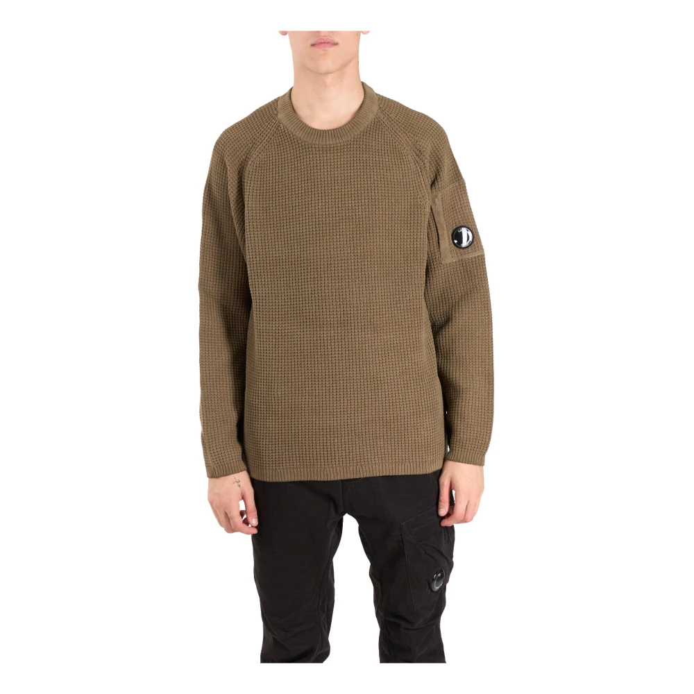 C.P. Company Gebreide Trui met Zak Green Heren