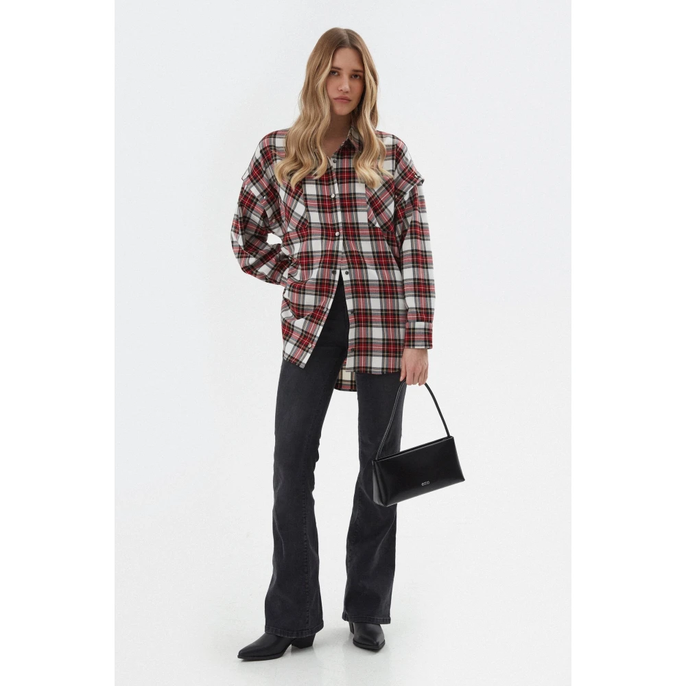 Estro Dames Zwarte Leren Schoudertas Er00114445 Black Dames