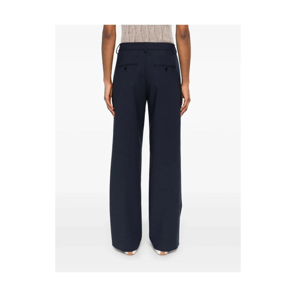 closed Blauwe Broek met Zakken Blue Dames