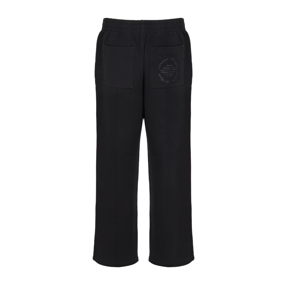 Represent Zwarte Elastische Tailleband Broek Black Heren