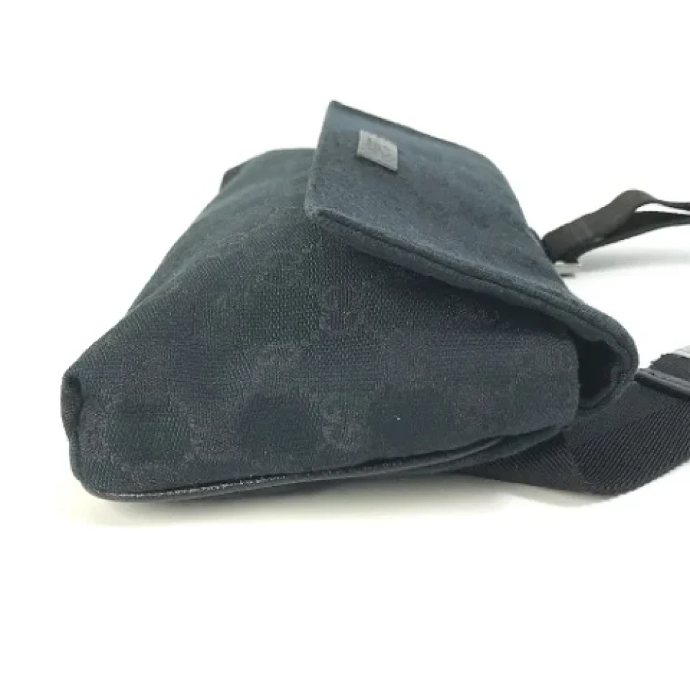 Gucci Vintage Pre-owned Canvas gucci-bags Black Heren