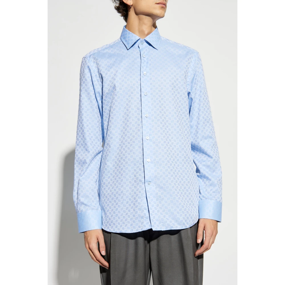 ETRO Gestreept overhemd Blue Heren