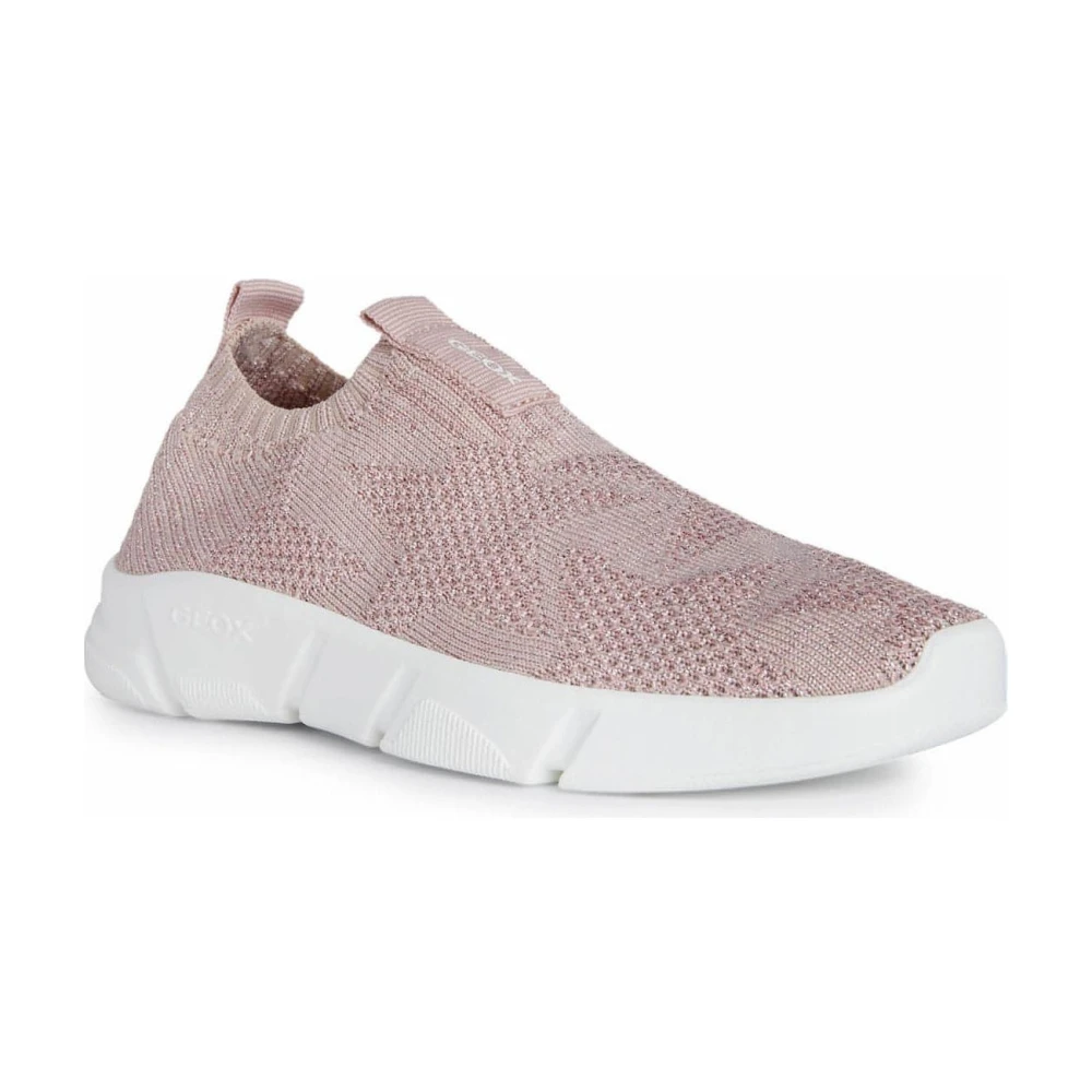 Geox Girls Pink Kids Sneakers, 38 Eu, Aril Sport Shoes