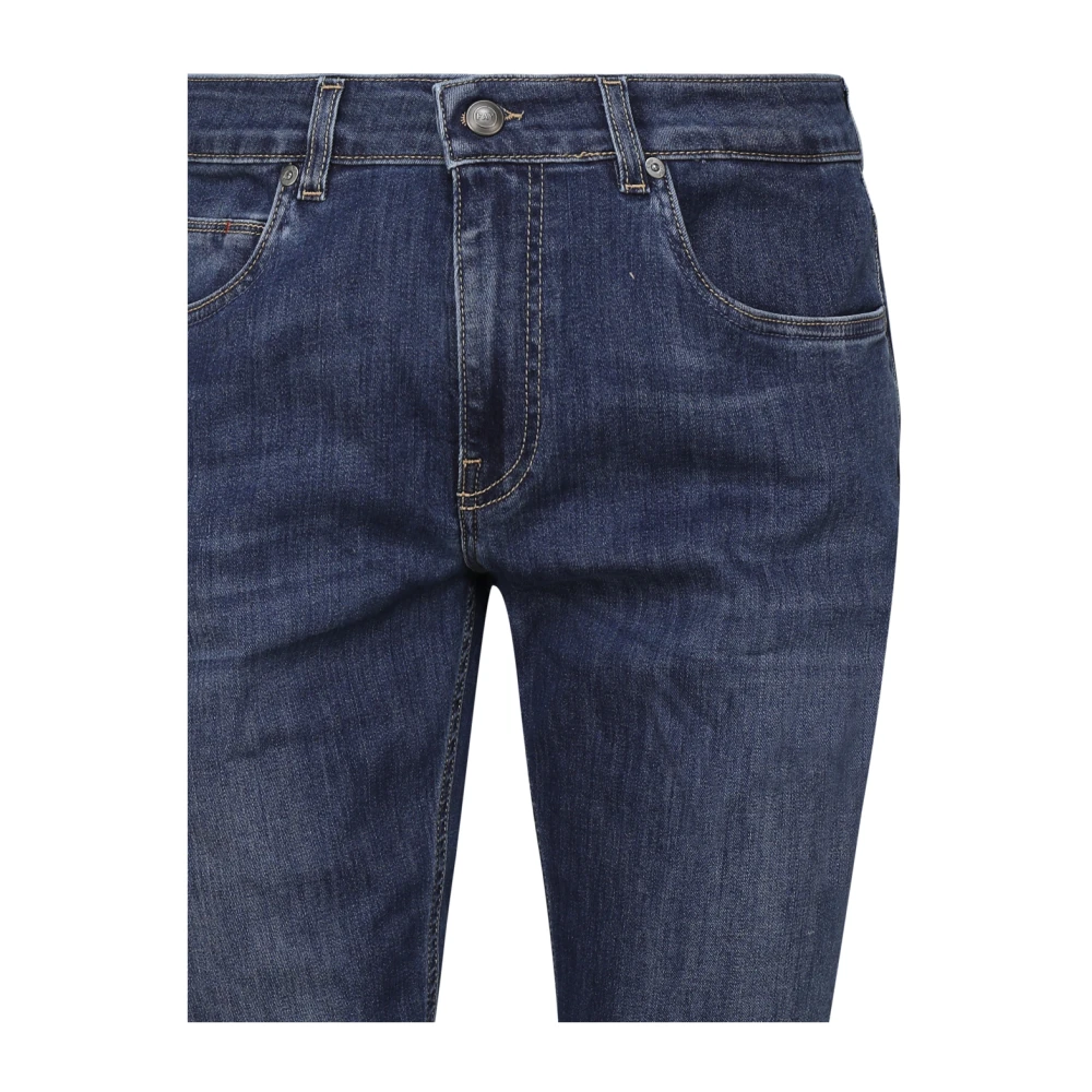 Fay Slim Fit Blauwe Denim Jeans Blue Heren